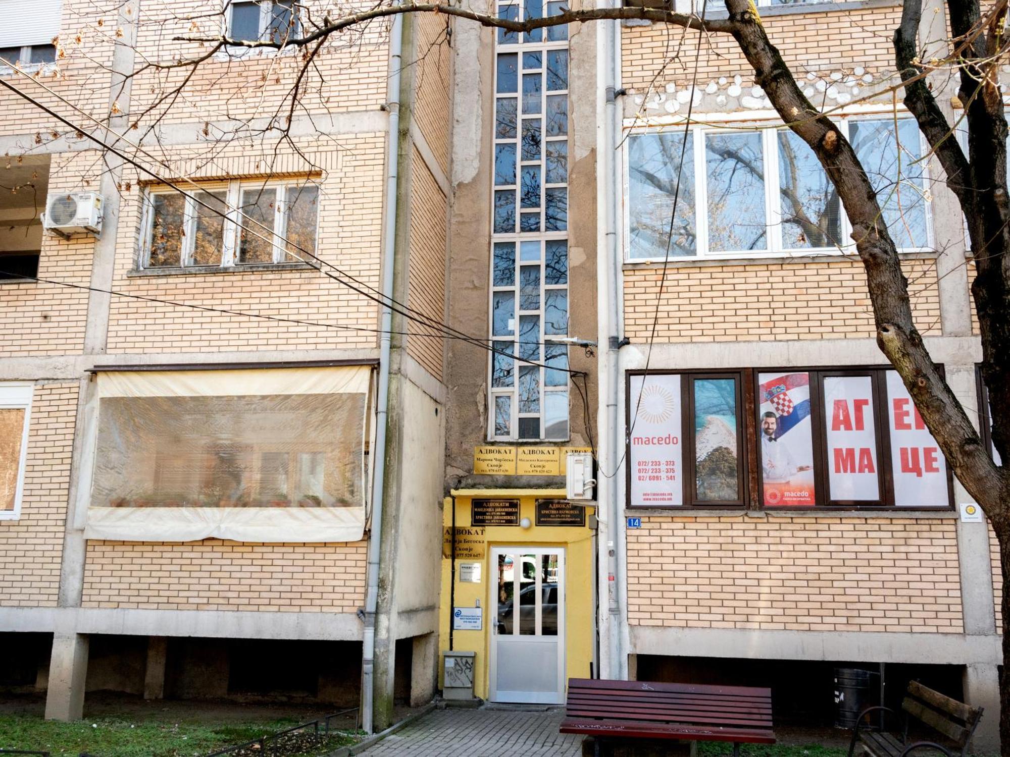 Apartman Centar Skopje Esterno foto